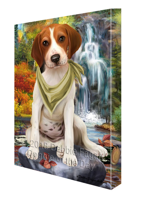 Scenic Waterfall Treeing Walker Coonhound Dog Canvas Print Wall Art Décor CVS84995