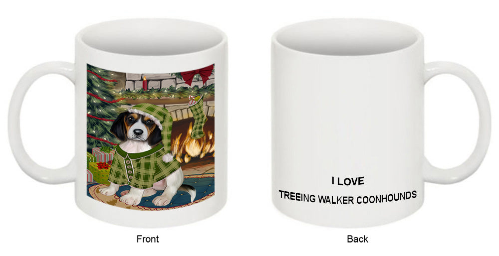 The Stocking was Hung Treeing Walker Coonhound Dog Coffee Mug MUG51038