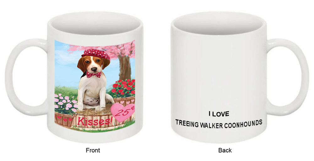 Rosie 25 Cent Kisses Treeing Walker Coonhound Dog Coffee Mug MUG51650