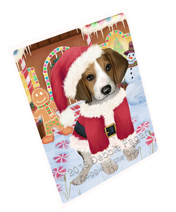 Christmas Gingerbread House Candyfest Treeing Walker Coonhound Dog Large Refrigerator / Dishwasher Magnet RMAG101736