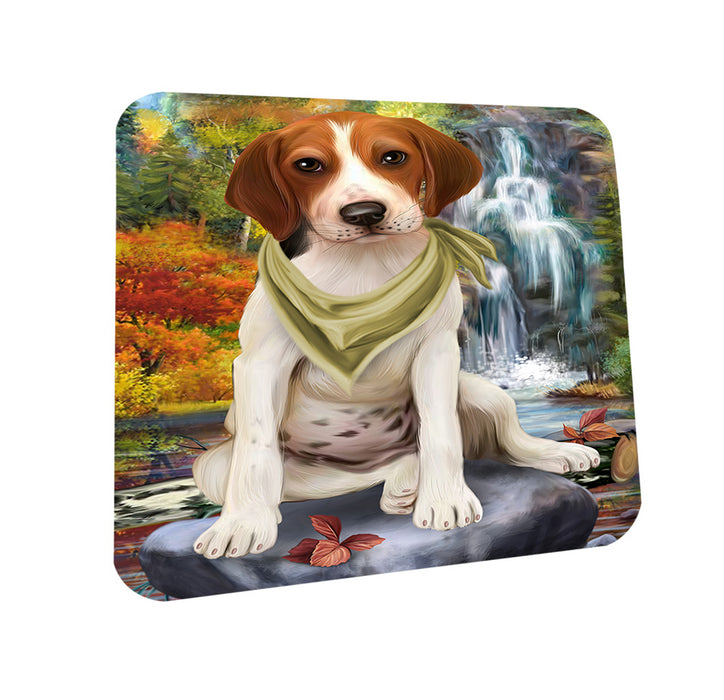 Scenic Waterfall Treeing Walker Coonhound Dog Coasters Set of 4 CST51929