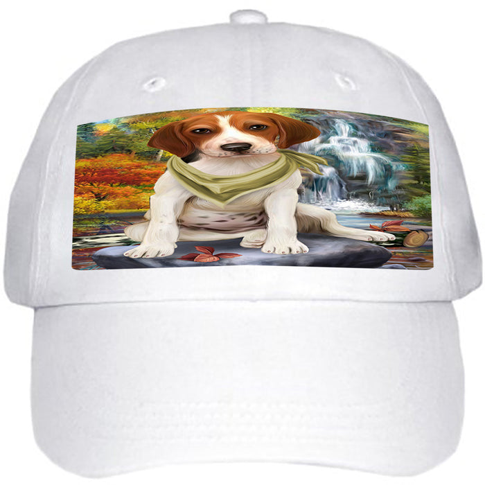 Scenic Waterfall Treeing Walker Coonhound Dog Ball Hat Cap HAT59643
