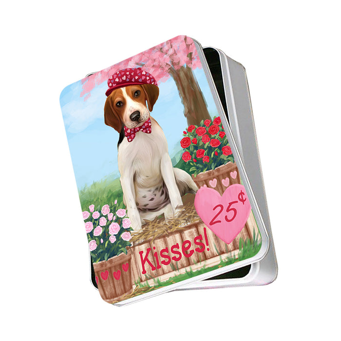 Rosie 25 Cent Kisses Treeing Walker Coonhound Dog Photo Storage Tin PITN56195