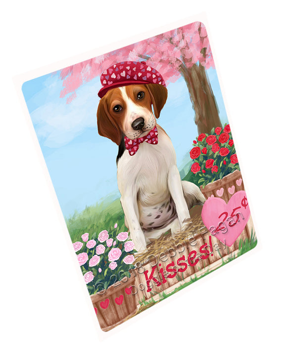 Rosie 25 Cent Kisses Treeing Walker Coonhound Dog Large Refrigerator / Dishwasher Magnet RMAG99780