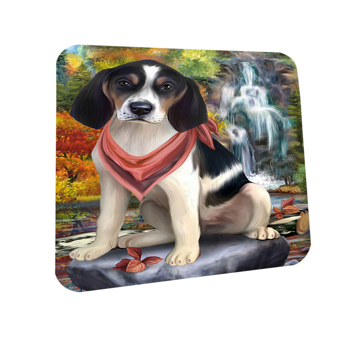 Scenic Waterfall Treeing Walker Coonhound Dog Coasters Set of 4 CST51930
