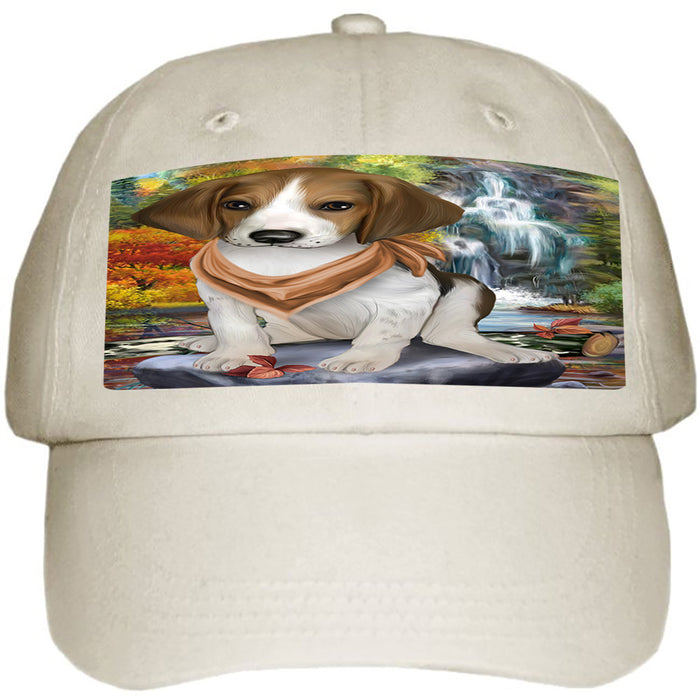 Scenic Waterfall Treeing Walker Coonhound Dog Ball Hat Cap HAT59649