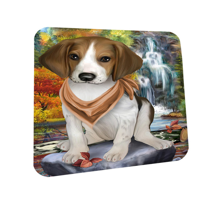 Scenic Waterfall Treeing Walker Coonhound Dog Coasters Set of 4 CST51931
