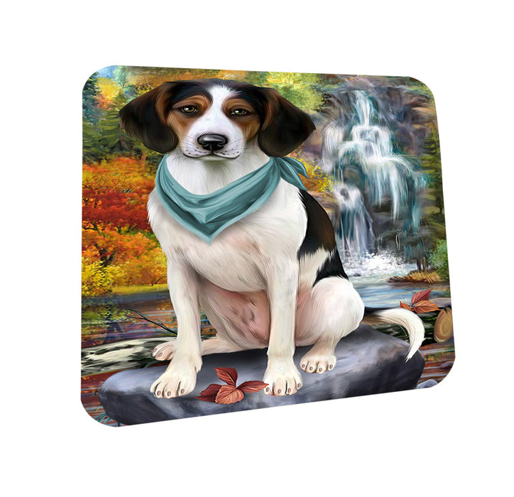 Scenic Waterfall Treeing Walker Coonhound Dog Coasters Set of 4 CST51932