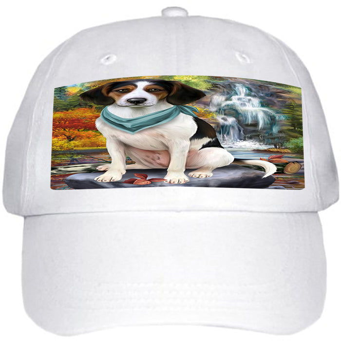 Scenic Waterfall Treeing Walker Coonhound Dog Ball Hat Cap HAT59652