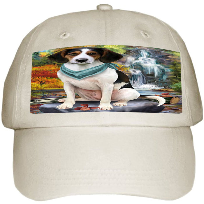 Scenic Waterfall Treeing Walker Coonhound Dog Ball Hat Cap HAT59652