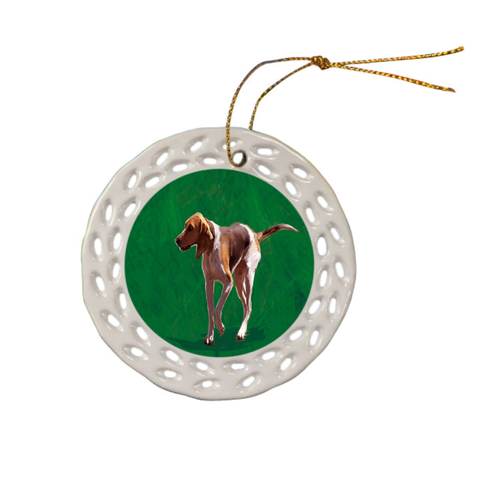 Treeing Walker Coonhounds Dog Ceramic Doily Ornament DPOR54392