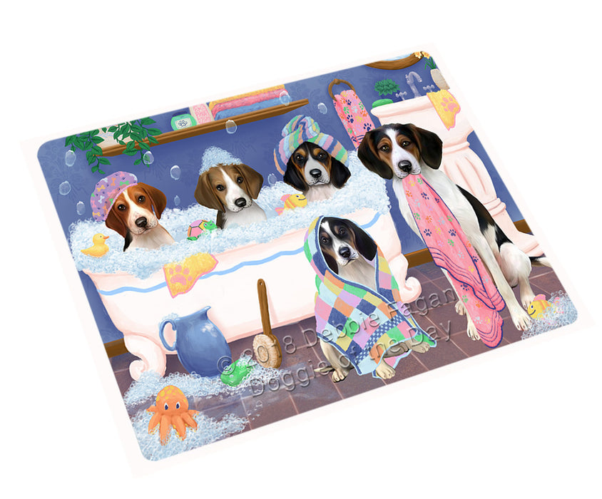 Rub A Dub Dogs In A Tub Treeing Walker Coonhounds Dog Cutting Board C75627