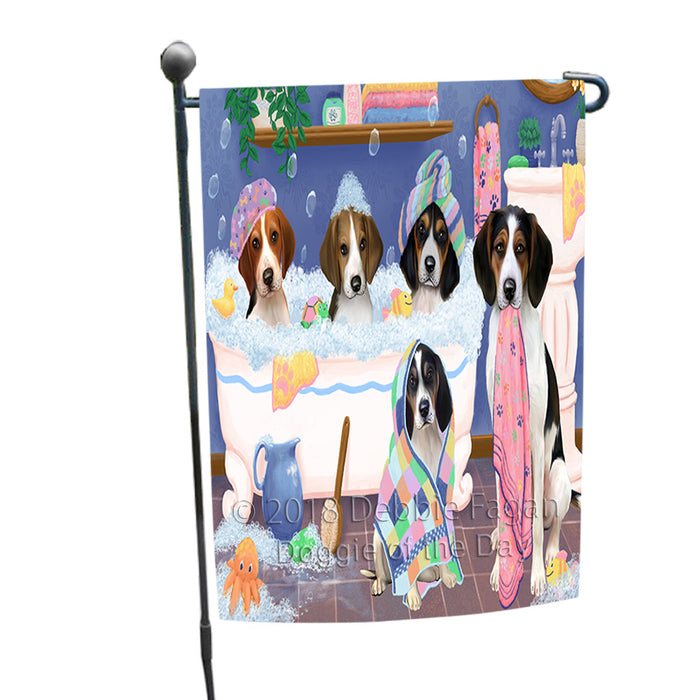 Rub A Dub Dogs In A Tub Treeing Walker Coonhounds Dog Garden Flag GFLG57458