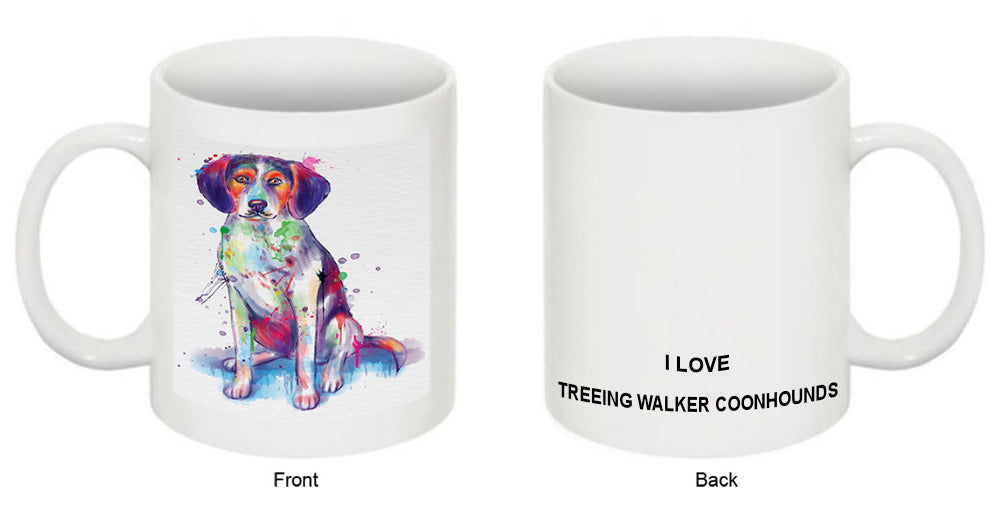 Watercolor Treeing Walker Coonhound Dog Coffee Mug MUG52509