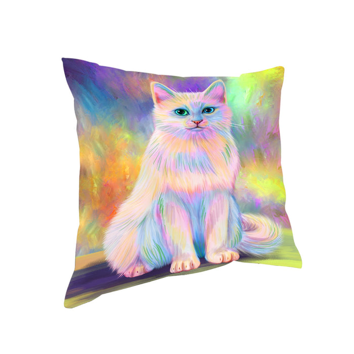 Paradise Wave Turkish Angora Cat Pillow PIL78628