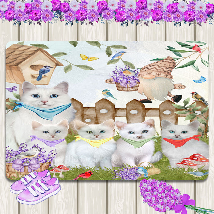 Turkish Angora Area Rug and Runner, Explore a Variety of Designs, Personalized, Indoor Floor Carpet Rugs for Home and Living Room, Custom, Cat Gift for Pet Lovers