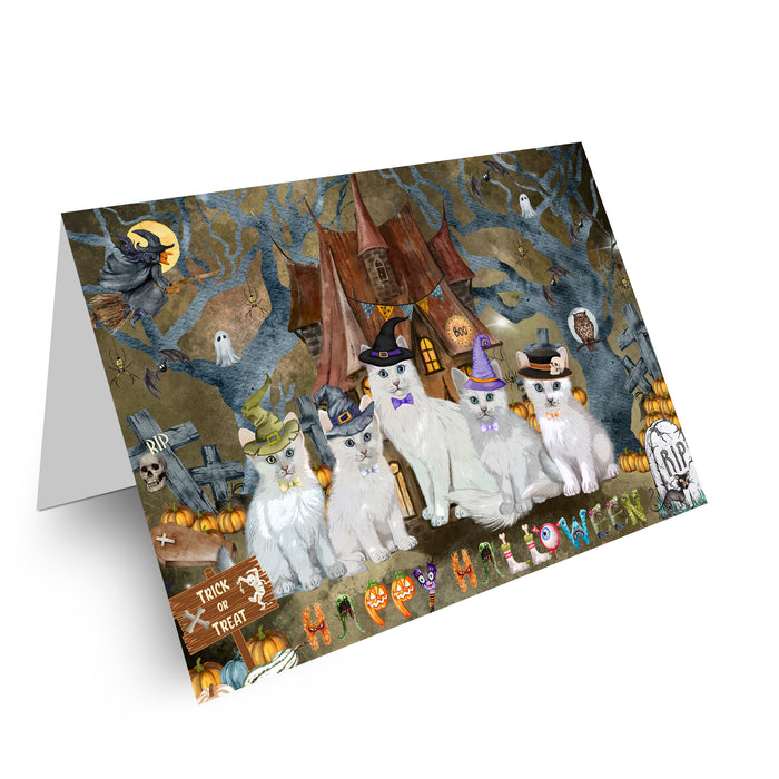 Turkish Angora Greeting Cards & Note Cards: Explore a Variety of Designs, Custom, Personalized, Invitation Card with Envelopes, Gift for Cat and Pet Lovers