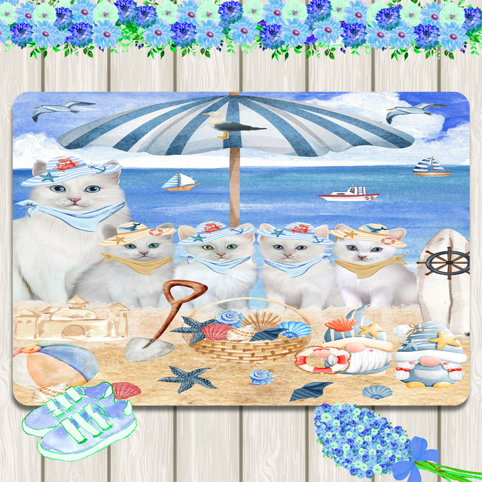 Turkish Angora Area Rug and Runner, Explore a Variety of Designs, Custom, Floor Carpet Rugs for Home, Indoor and Living Room, Personalized, Gift for Cat and Pet Lovers