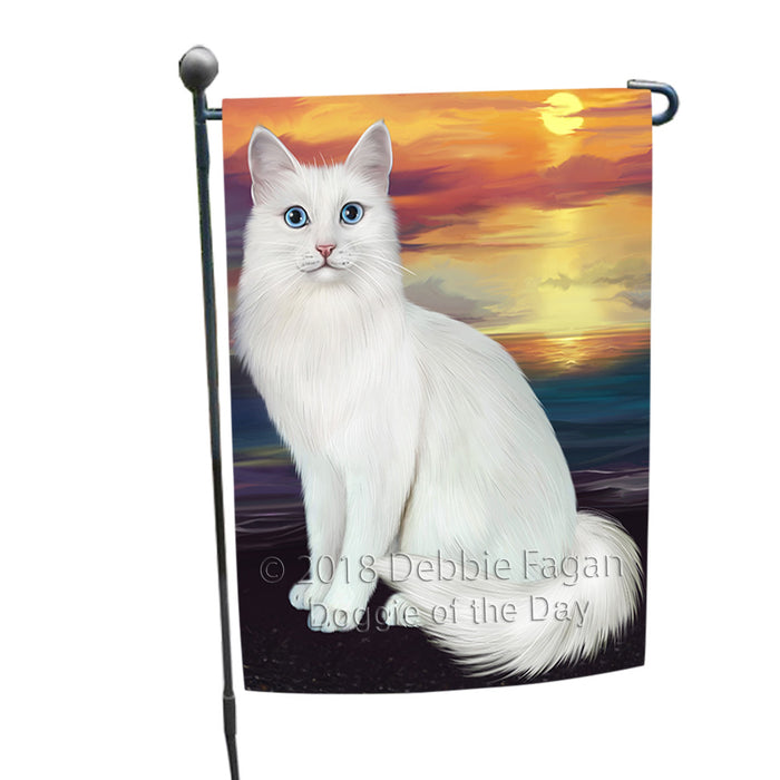 Turkish Angora Cat Garden Flag GFLG54841