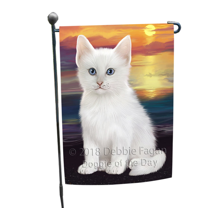 Turkish Angora Cat Garden Flag GFLG54842