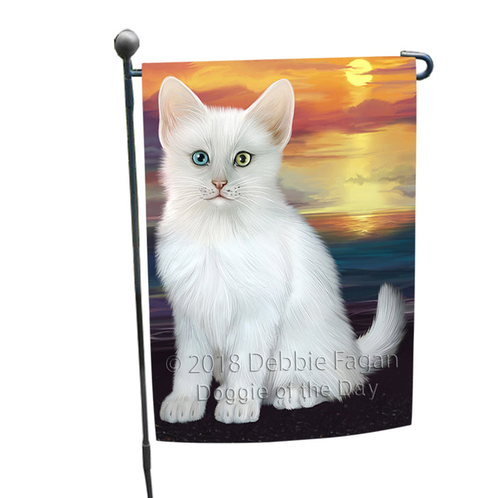 Turkish Angora Cat Garden Flag GFLG54843