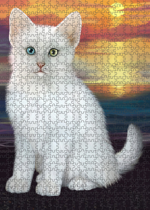 Turkish Angora Cat Puzzle with Photo Tin PUZL86280