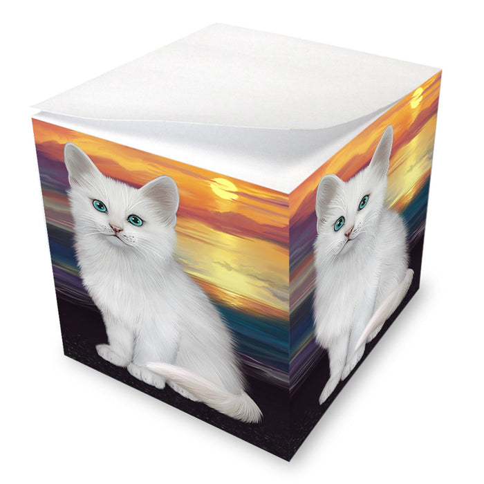 Turkish Angora Cat Note Cube NOC56300