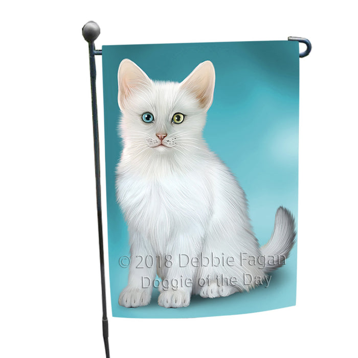 Turkish Angora Cat Garden Flag GFLG54846