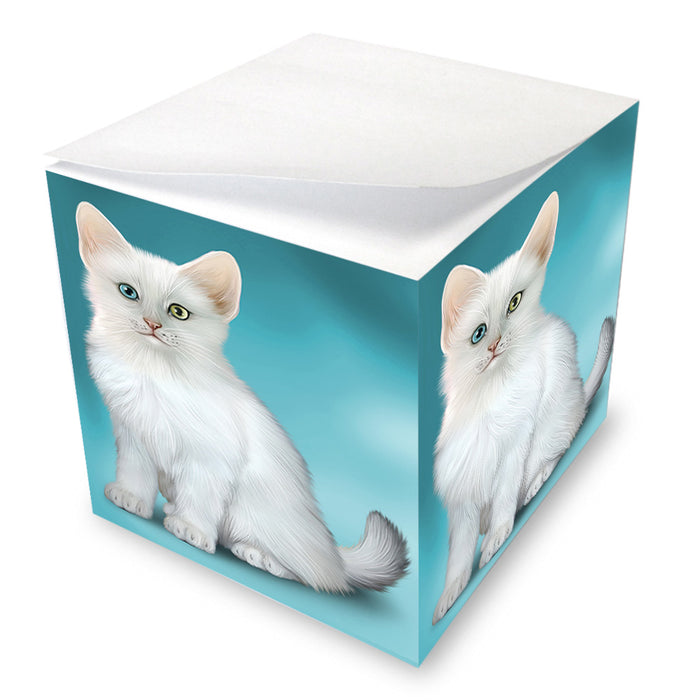 Turkish Angora Cat Note Cube NOC56302