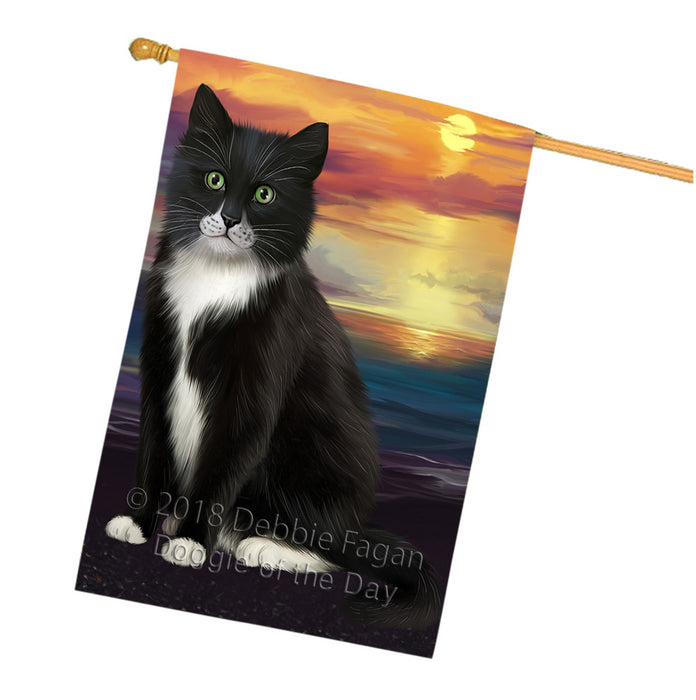 Tuxedo Cat House Flag FLG51919