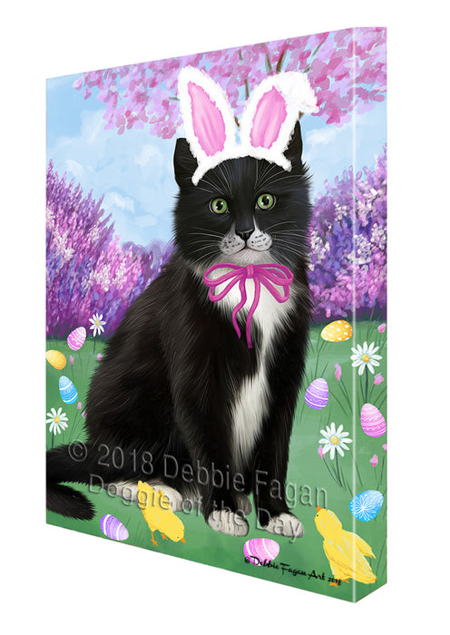 Easter Holiday Tuxedo Cat Canvas Print Wall Art Décor CVS134855