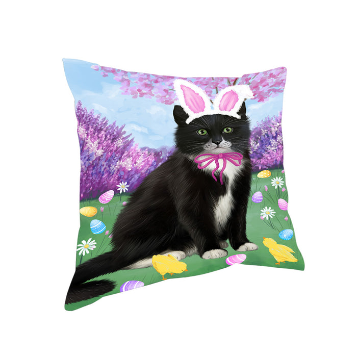 Easter Holiday Tuxedo Cat Pillow PIL82128