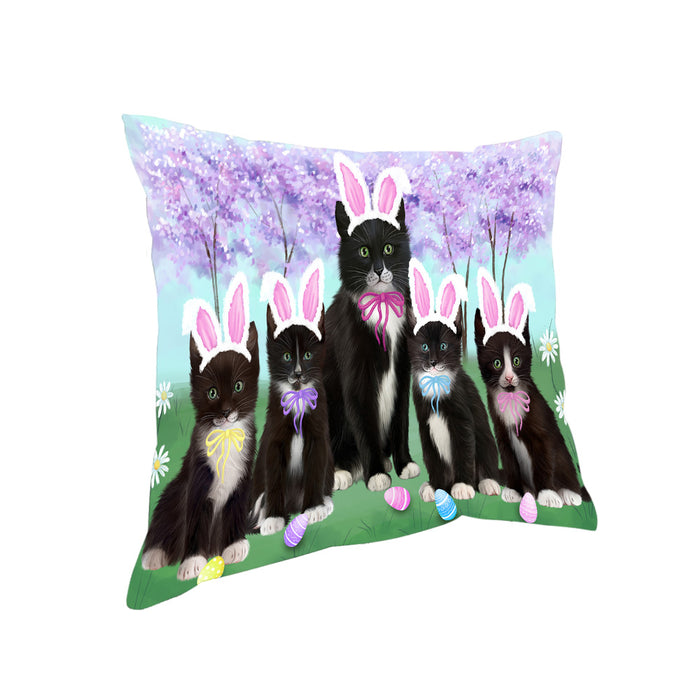 Easter Holiday Tuxedo Cats Pillow PIL82132