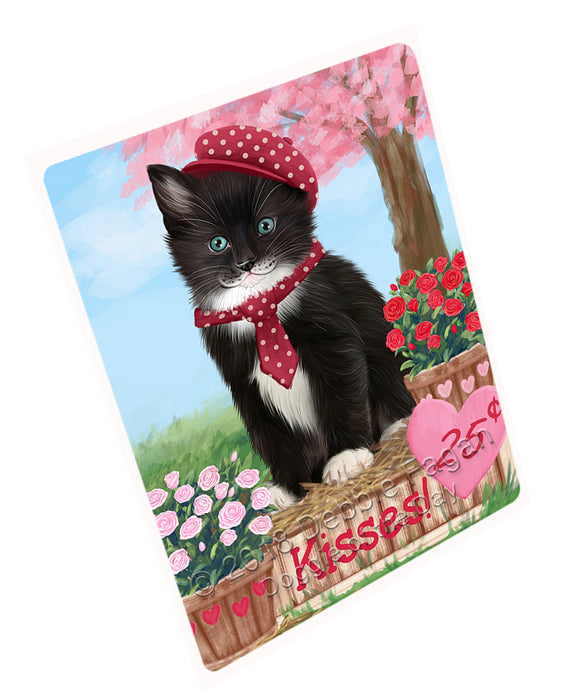 Rosie 25 Cent Kisses Tuxedo Cat Magnet MAG73901 (Small 5.5" x 4.25")