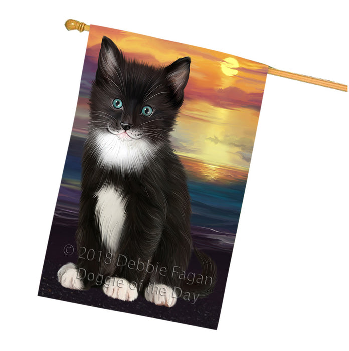 Tuxedo Cat House Flag FLG51920
