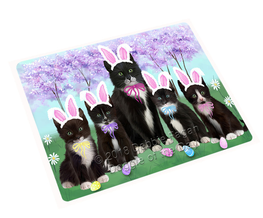 Easter Holiday Tuxedo Cats Large Refrigerator / Dishwasher Magnet RMAG104028