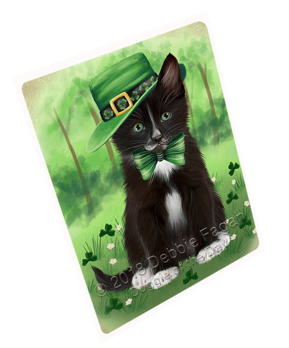 St. Patricks Day Irish Portrait Tuxedo Cat Mini Magnet MAG76636