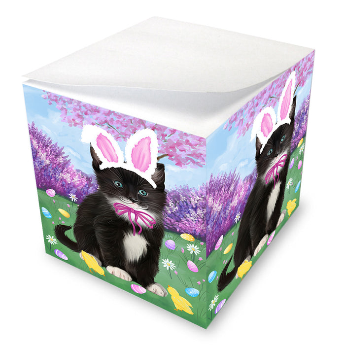 Easter Holiday Tuxedo Cat Note Cube NOC55067