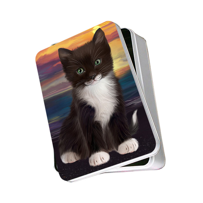 Tuxedo Cat Photo Storage Tin PITN51789