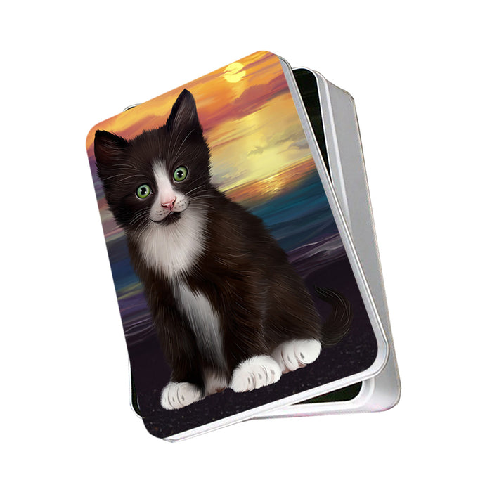 Tuxedo Cat Photo Storage Tin PITN51790