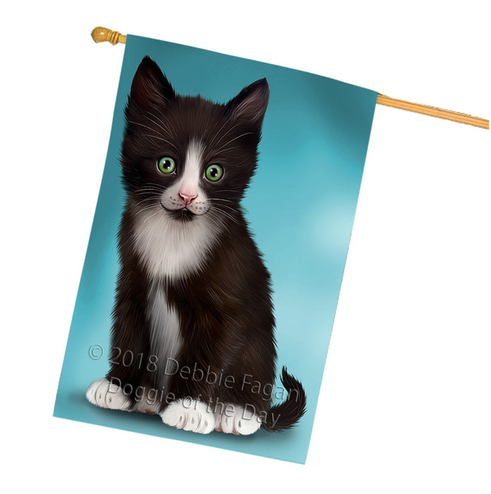 Tuxedo Cat House Flag FLG51924