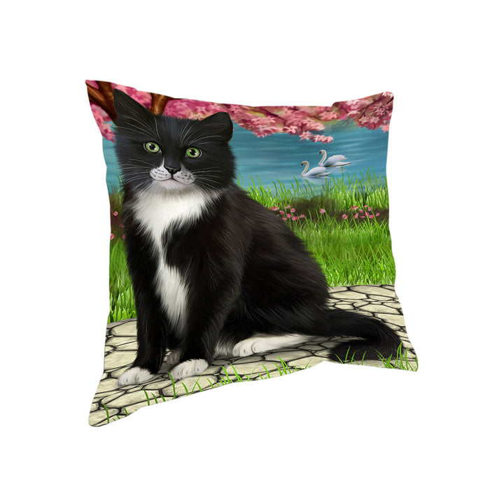 Tuxedo Cat Pillow PIL63532