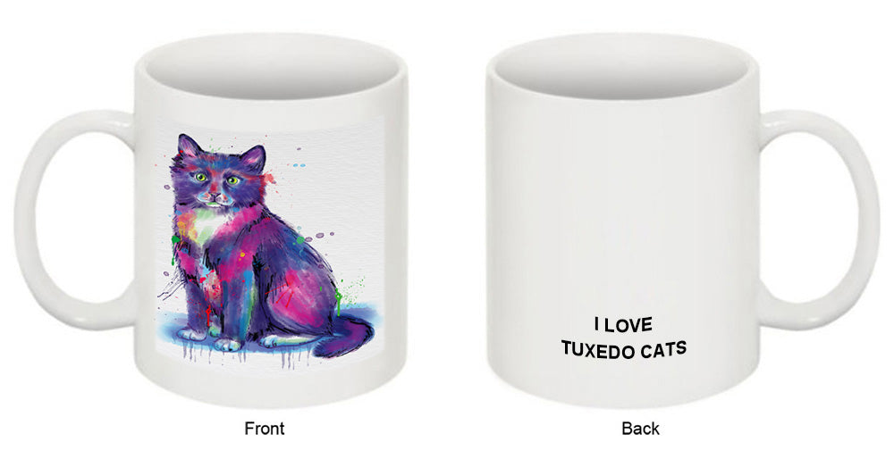 Watercolor Tuxedo Cat Coffee Mug MUG52510