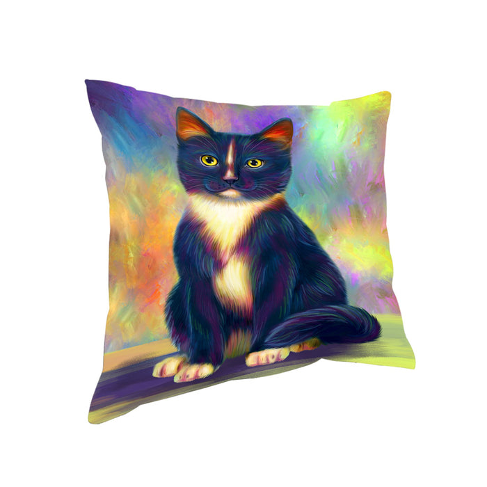 Paradise Wave Tuxedo Cat Pillow PIL78632