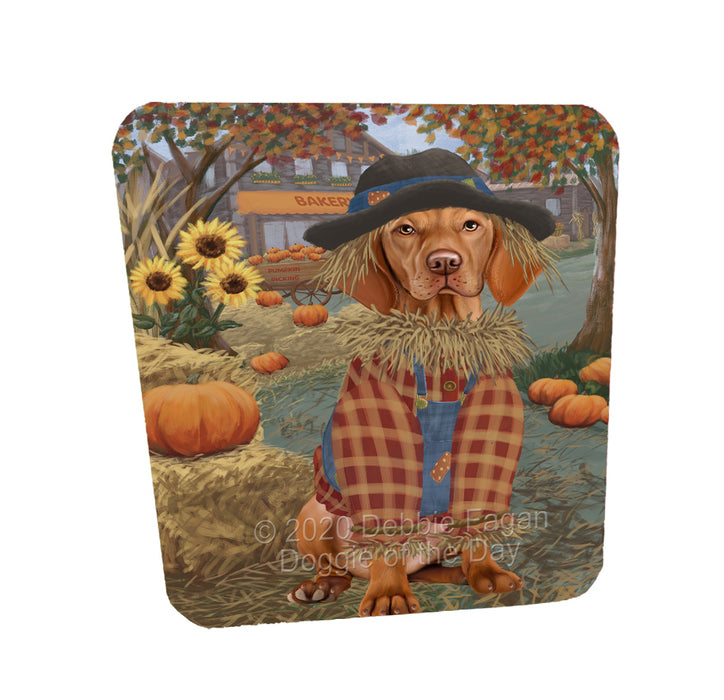 Halloween 'Round Town Vizsla Dogs Coasters Set of 4 CSTA58029