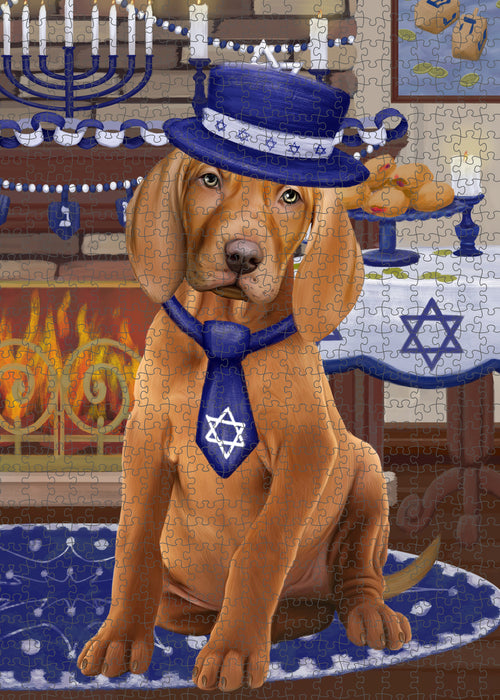 Happy Hanukkah Vizsla Dog Puzzle  PUZ99184