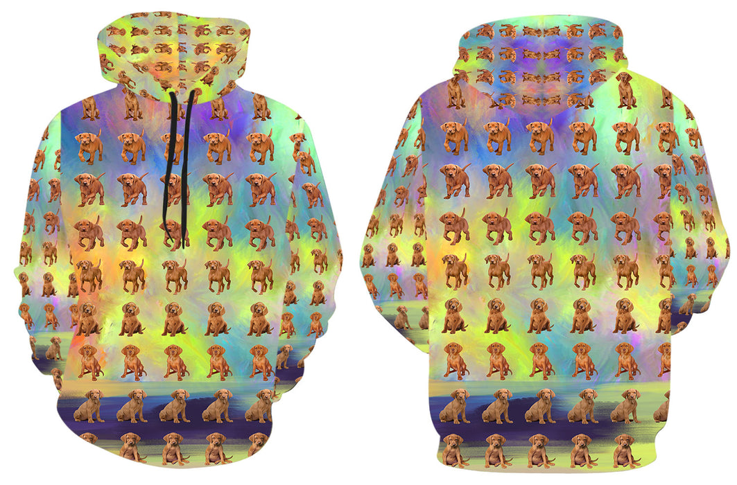 Paradise Wave Vizsla Dogs All Over Print Kid's Hoodie