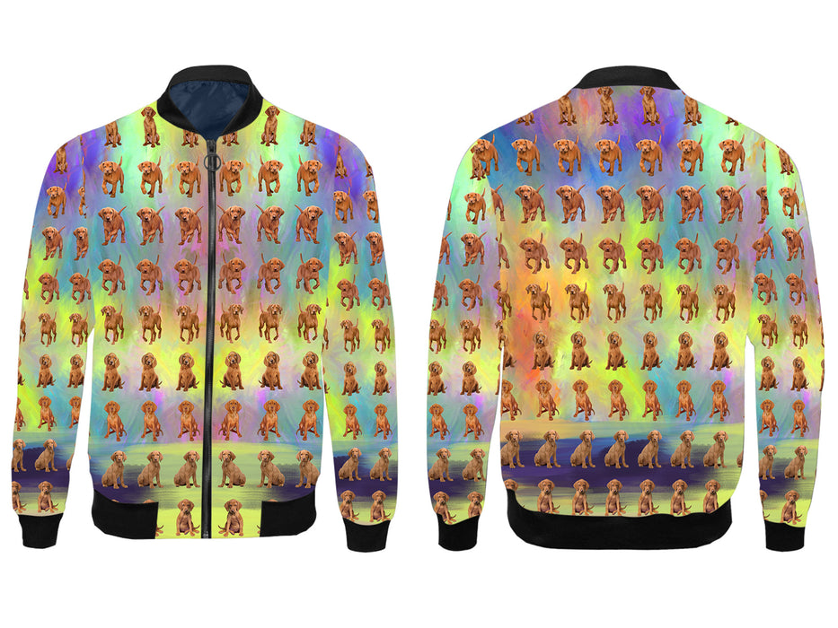 Paradise Wave Vizsla Dogs All Over Print Wome's Jacket