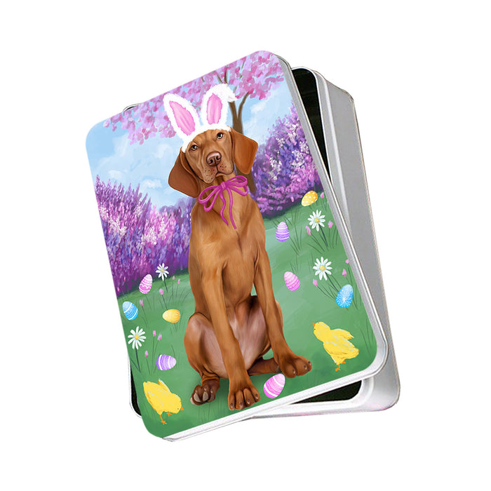 Vizsla Dog Easter Holiday Photo Storage Tin PITN49288
