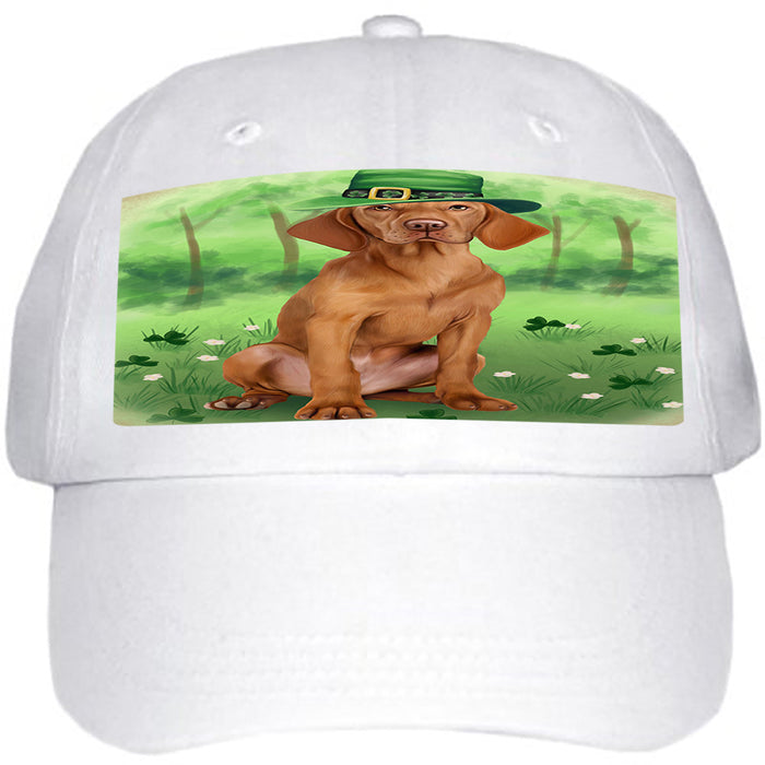 St. Patricks Day Irish Portrait Vizsla Dog Ball Hat Cap HAT51999